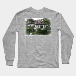 Entrance To The Hittock Mansion Long Sleeve T-Shirt